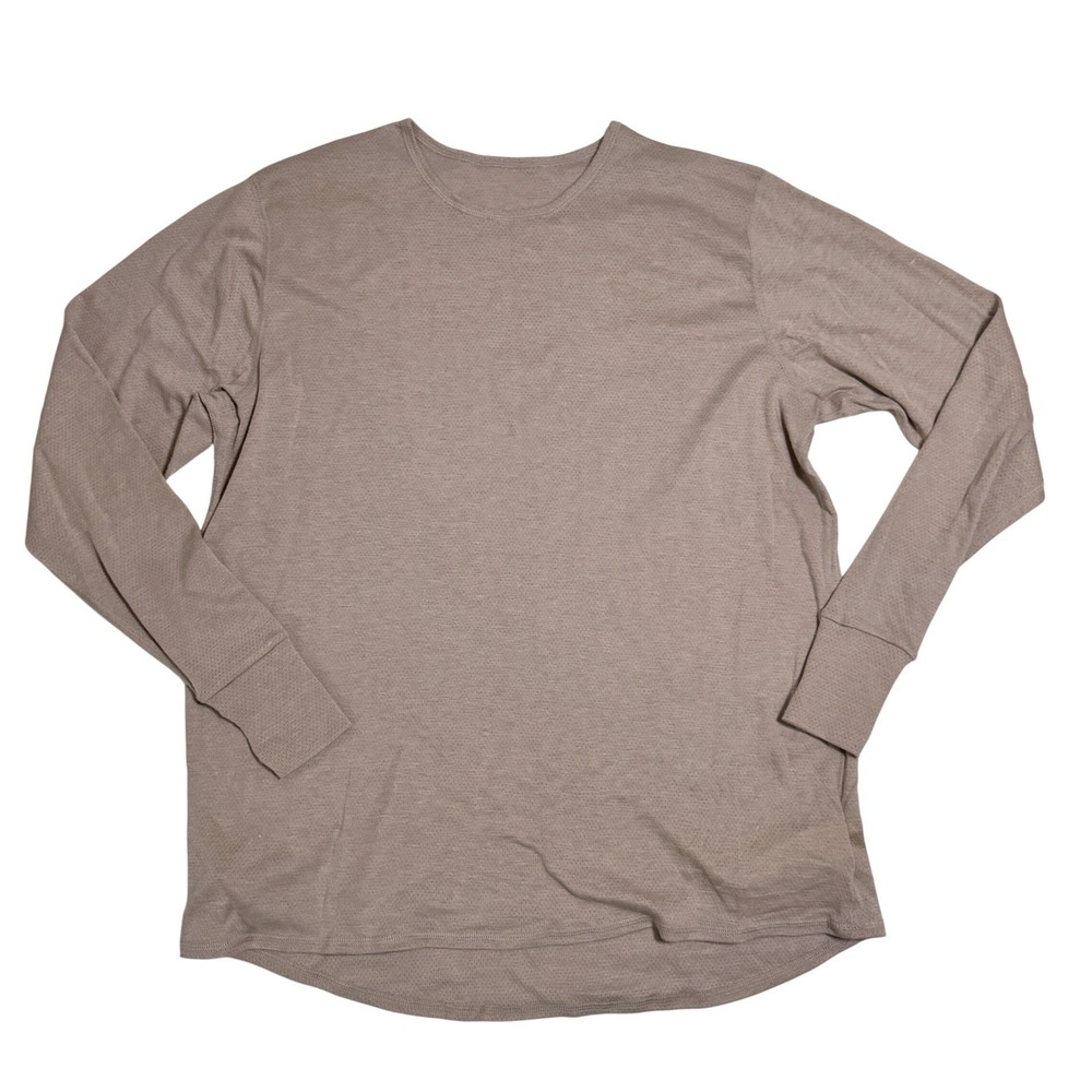 US Military Undershirt XL Long Tan Flame Resistant Nomex Base Layer Thumbhole